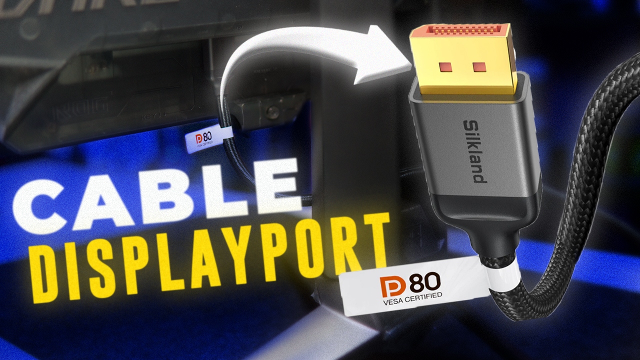 ¿Vale la pena un cable DisplayPort 2.1 certificado? Review del Silkland DP80 (VESA Certified, 80 Gbps) 1 silkland-displayport-2-1-vesa-certified