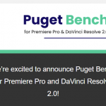 Anuncio oficial de Puget Bench 2.0 para Premiere Pro y DaVinci Resolve publicado por Puget Systems