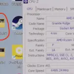 Captura de pantalla del video de ASUS China mostrando la carpeta etiquetada como 9950X3D2, sugiriendo un nuevo modelo de CPU AMD.