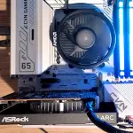 Gráfico de rendimiento comparando Intel Arc B390